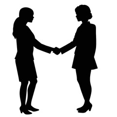 business people silhouette 