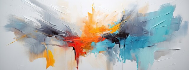 abstract art minimalist brush strokes