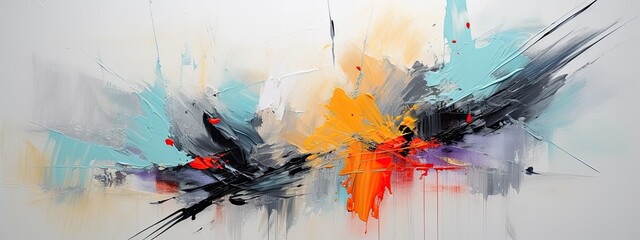 abstract art minimalist brush strokes