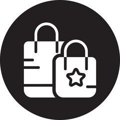 bags glyph icon