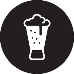beer glyph icon