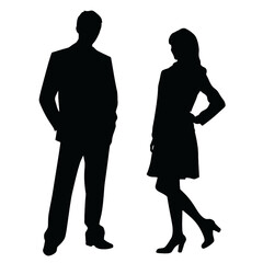 business people silhouette 