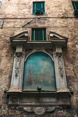 Wall art of the Siena, Italy