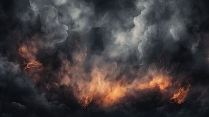 Fototapeta premium Gray fire background