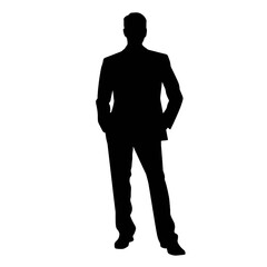 business people silhouette 
