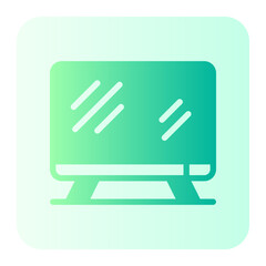 television gradient icon