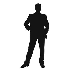 business people silhouette 