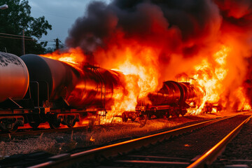 Chemical Chaos: Train Wrecked, Tanks Ablaze