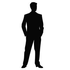 Obraz premium business people silhouette 
