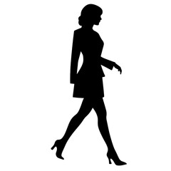 business people silhouette 