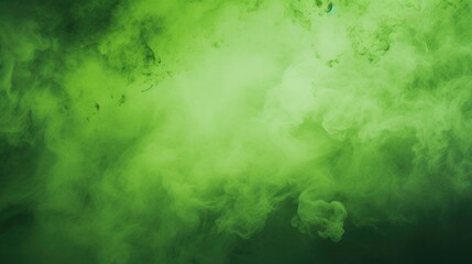Fototapeta na wymiar Lime Green Color Fog Background