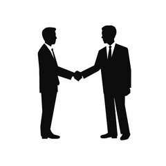 business people silhouette 