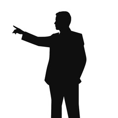 business people silhouette 