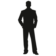 business people silhouette 