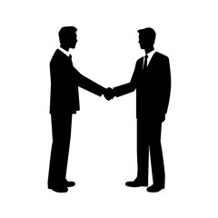 Fototapeta premium business people silhouette 