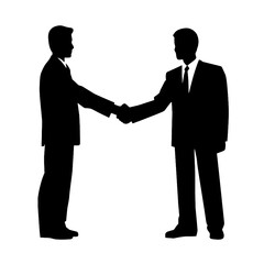 Obraz premium business people silhouette 