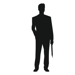 business people silhouette 