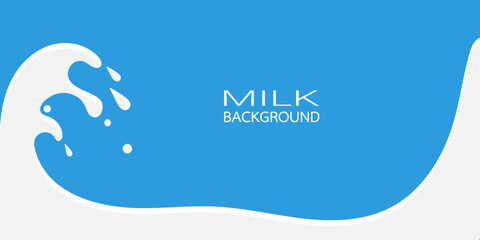 Milk splash background vector illustration