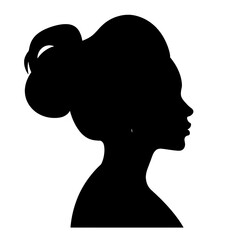 silhouette of a woman