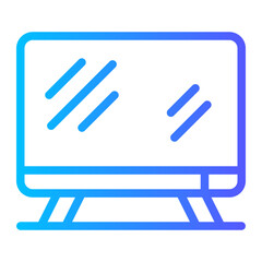 television gradient icon