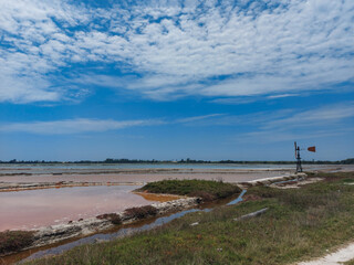 view of the saline lagoon