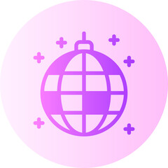 night club gradient icon