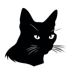 black cat silhouette 