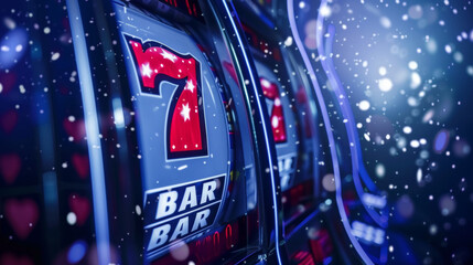 machine à sous dans un casino de jeux - obrazy, fototapety, plakaty