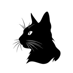 black cat silhouette 