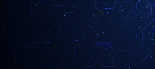 Dark blue futuristic digital technology background, modern communication technology concept, technology background