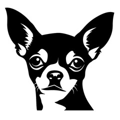 Obraz premium Chihuahua silhouette 
