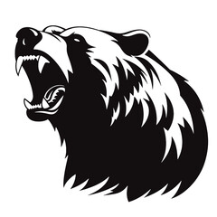 Grizzly bear silhouette © vectorcyan