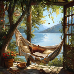  reader's paradise, be it a cozy chair or a hammock with a scenic view.