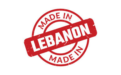 Made In Lebanon Rubber Stamp