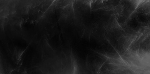 Abstract smoke texture over black. Steam explosion special effect. White smoke or fog isolated on black background panorama. Realistic fog and mist effect on dark background. 