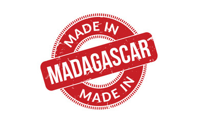 Made In Madagascar Rubber Stamp