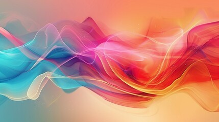 Dynamic Abstract with mixed colors in motion background