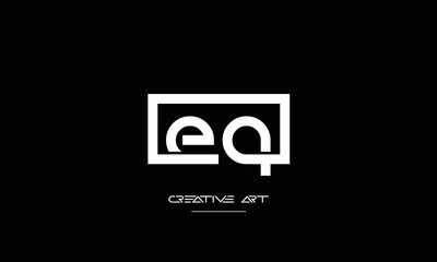 EQ, QE, E, Q abstract letters logo monogram