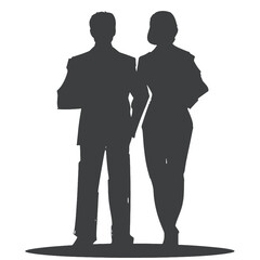 business people silhouette 