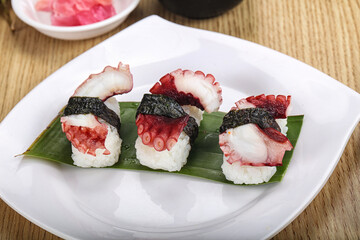 Japanese cuisine - sushi with octopus