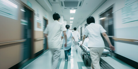 救命救急でストレッチャーで運ばれるシーン