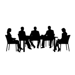 
business people  Silhouette
