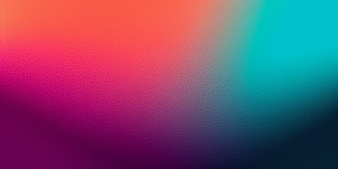 Obraz premium abstract Color gradient grainy background, pink red orange green teal turpuoise noise textured grain gradient backdrop website header poster banner cover design