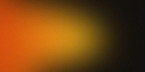 Grainy background orange yellow black gradient for design, covers, advertising, templates, banners and posters
