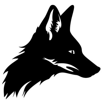 fox head silhouette