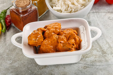 Indian cuisine - chicken butter masala