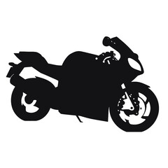 silhouette of a motorcycle