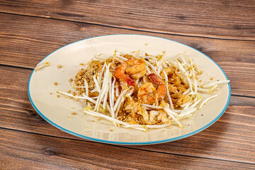 Pad thai - noodle with shrimps