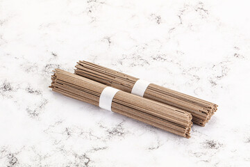 Asian aw soba bukwheat noodle