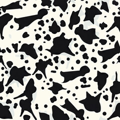 Holstein cow hyde pattern